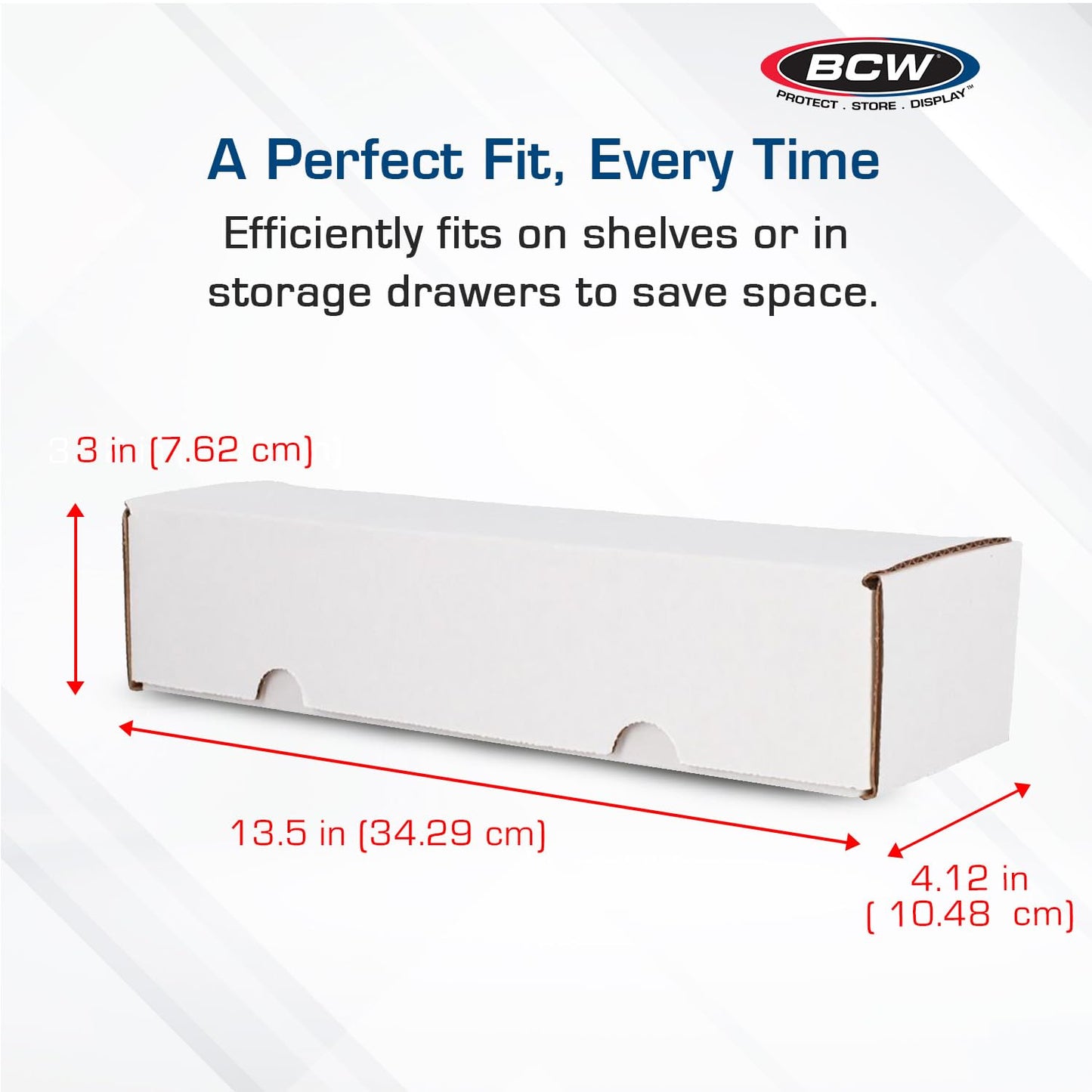 BCW Single Row Gaming Card Storage Box - 2ct | 1000 Count Card Holder Box | Corrugated Paper Cardboard Holder | Card Storage Box For Bulk CCG Card
