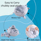 TONGMAN 19.6Inch - Chubby Blob Seal Pillow Cute Seal Plush with 4 Baby Plushies in Her Tummy, Soft Cotton Stuffed Animals Toy - Kids Gifts