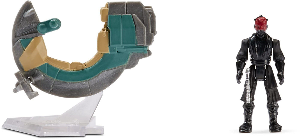 Star Wars Micro Galaxy Squadron Scout Class Blind Box, 3-Pack - Series 1 - Receive 3 of 6 Assorted Collectible 2.5" Vehicles & 1" Figure - Gift for