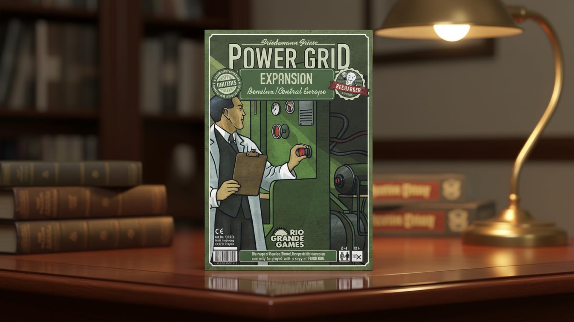 Rio Grande Games Power Grid Board Games Strategy Expansion: Benelux & Central Europe Maps