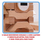 Sing2sky 31 Beech Wood Stacking Building Blocks for Kids Montessori Open-Ended Toys Wooden Shaped Stacking Puzzle, Gift Toy for Toddlers, Compatible