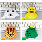 Adam Victor Kids DIY- First Sewing Kit for Kids, Learn to Sew DIY Craft Kits, Lovely Animals Style- Frog, Owl, Fox, Cat, Rabbit, Dog, Duck, Elk