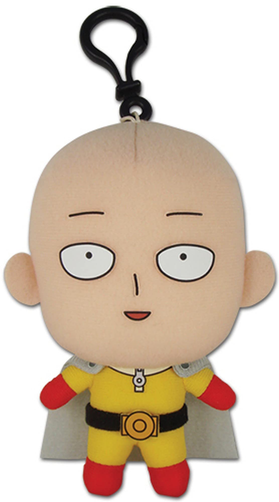 Great Eastern Entertainment One Punch Man - Saitama Mini Plush w/Spring Hook 5"