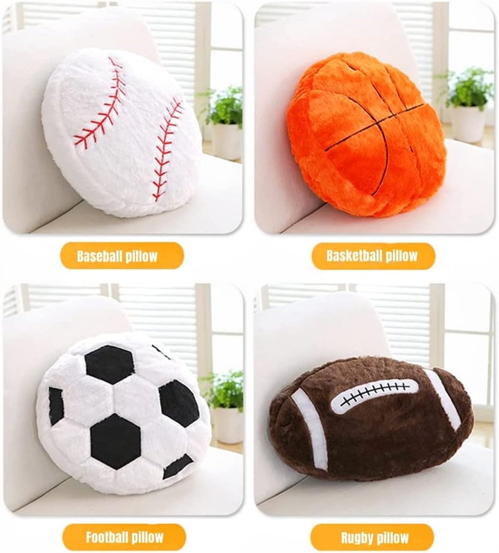 18inch Soccer Balls Plush Pillow Soft Fluffy Stuffed Throw Pillows Toy Durable Soccer Balls Plush Toys,Home Decor Cushion,for Kids Boy Girls Children
