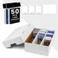 BIU-BOOM 1-Pack Toploader Trading Card Storage Box,Bulk Box For Card With Dividers&Labels,2400 Count,Card Storage Box for TCG/Magic/Mtg Basketball