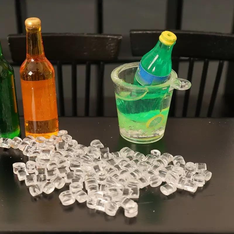 200Pcs 1/12 Miniature Ice Dollhouse Decoration Accessories, Decorations