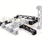 Classic Bulk Support Beam, 50 Pieces Dark Gray Support 2x2x10 Girder Triangular Vertical, Compatible with Lego Parts and Pieces Support Beam(Color