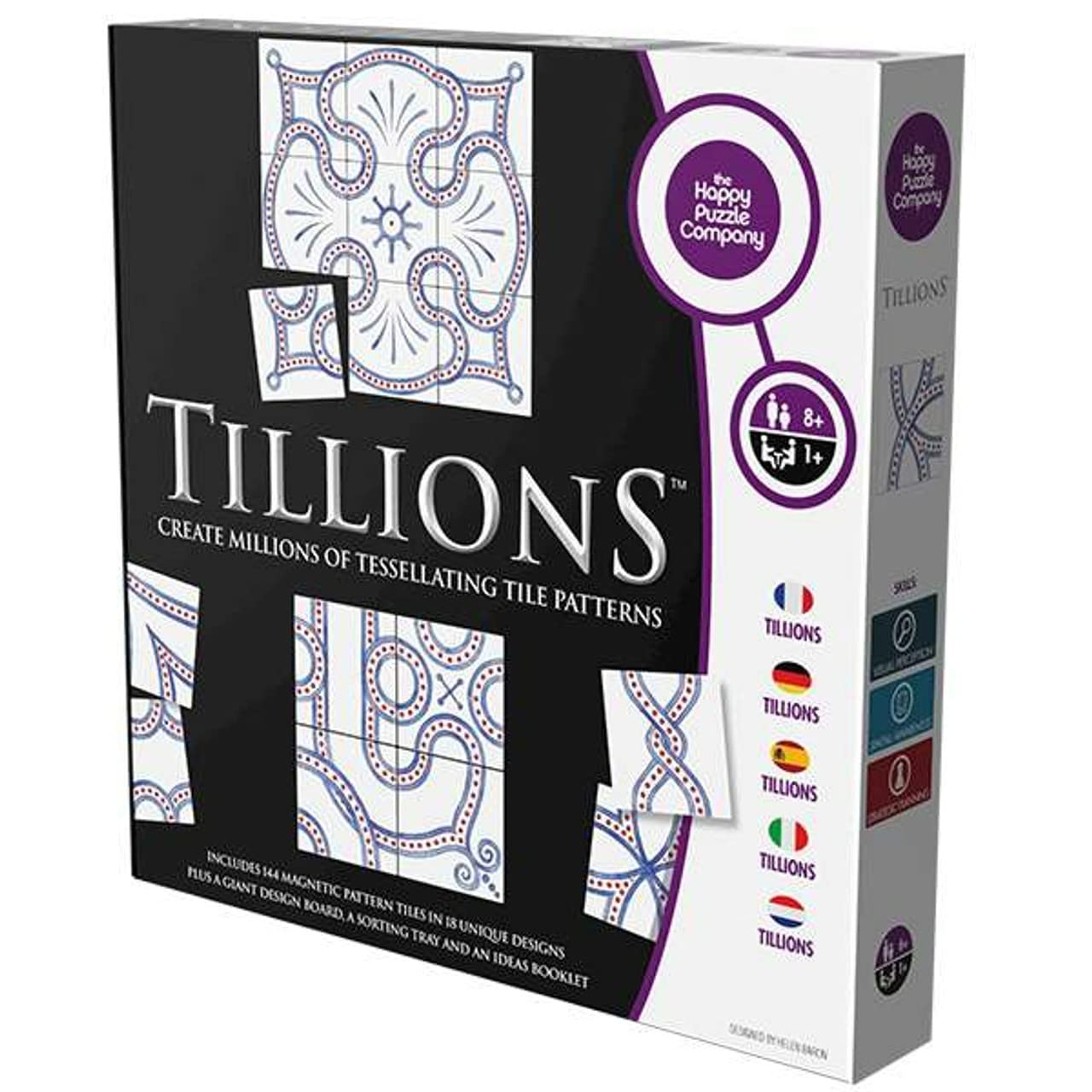 Tillions - Tile Puzzle Game For Kids & Family With Millions Of Possibilities. STEAM Educational Game Promotes Shape Sorting & Symmetry Learning. 144