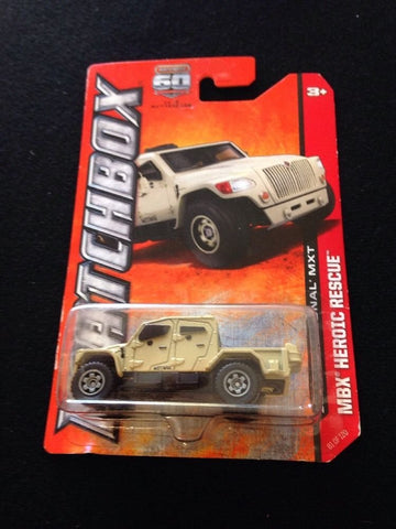 MATCHBOX 2013 MBX 1:64 Heroic Rescue INTERNATIONAL MXT #81 Tan