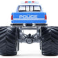 1990 F 350 Monster Truck NYPD (New York Police Department) Blue with White Top Kings of Crunch - Hot Pursuit Special Edition 1/64 Diecast Model Car by