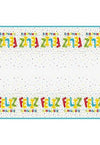 Unique Feliz Cumpleanos Plastic Table Cover - 54" x 84" (1 Pc) - Easy Cleanup Rectangular Tablecloth for Birthday Parties