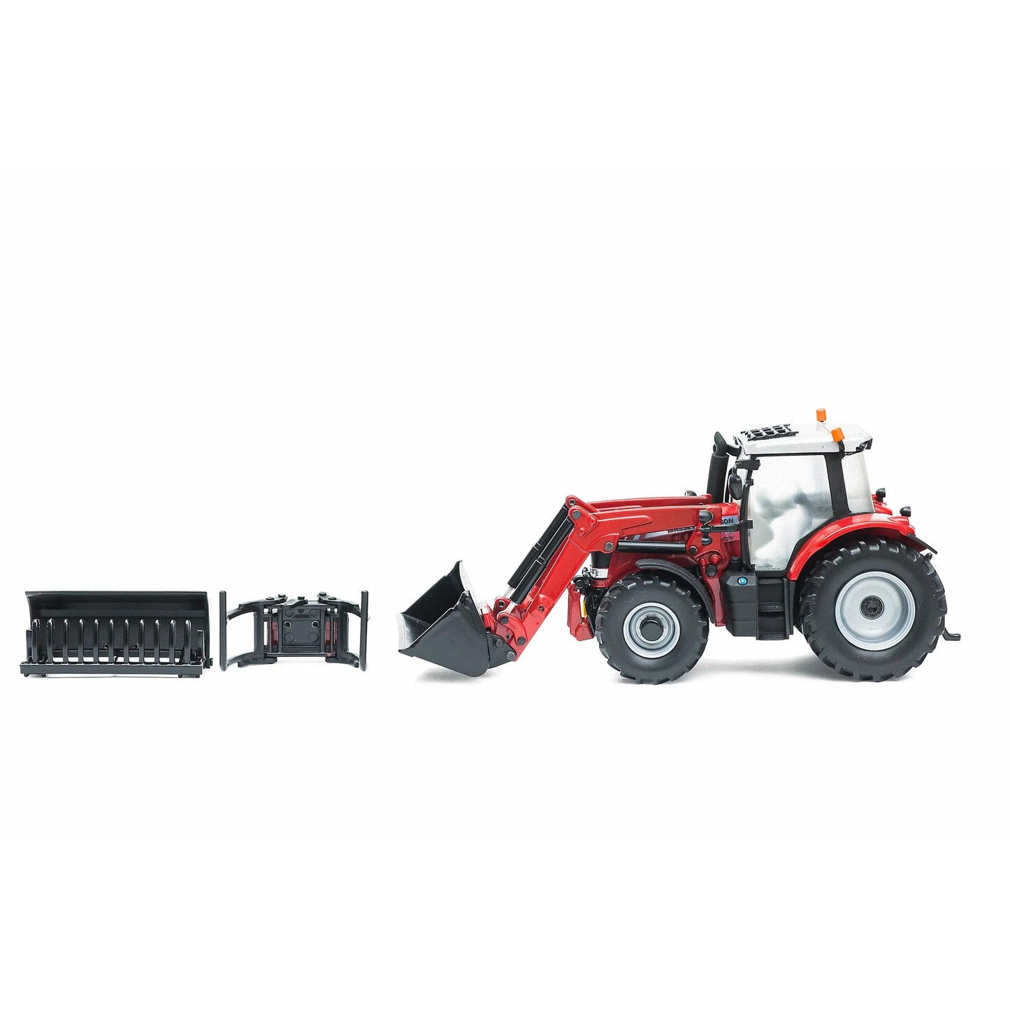 BRITAINS 1:32 Massey Ferguson 6616 Tractor with Front Loader Collectable Farm Vehicle Toy Suitable from 3 Years