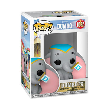 Funko Pop Disney: Dumbo - Dumbo with Flag - Collectable Vinyl Figure - Gift Idea - Official Merchandise - Toys for Kids & Adults - Cartoon/Animation