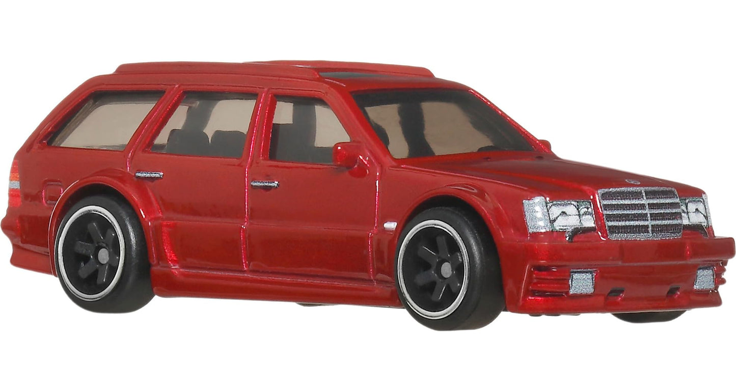Hot Wheels Premium Car Culture Fast Wagons 1:64 Scale Die-Cast Mercedes-Benz AMG E 36 Estate Collectible with Real Riders Tires & Metal Body & Chassis