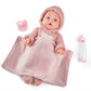 Enjoyin 12 Inch Baby Doll Set for Girls - Washable Accessories Includsd Pink Cloths, Pacifier, Blanket, Feeding Bottle - Ideal Toddler Gift for 3+