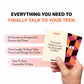 TALES 150 Conversation Cards, Teens Edition, Fun Family Games for Teens, Perfect for Dinners, Road Trips, Classrooms & Game Nights, Gifts