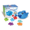 Learning Resources Steve the Scoop & Splash Shark, 7 Pieces, Ages 18 Months+, Toddler Bathtub Toys, Pool Activities for Boys and Girls, Water Games