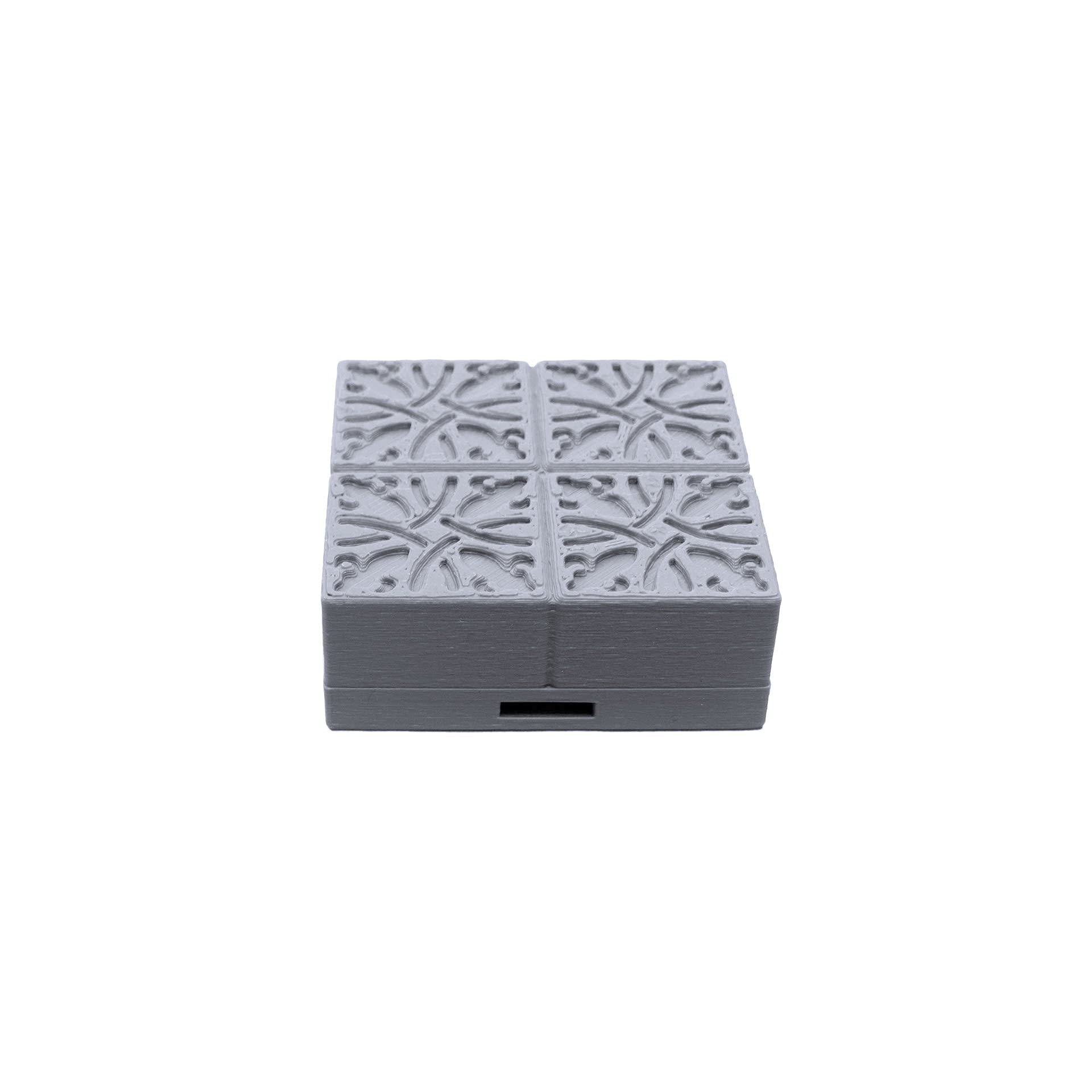 EnderToys Locking Dungeon Tiles - Throne Room, Terrain Scenery Tabletop 28mm Miniatures Role Playing Game, 3D Printed Paintable