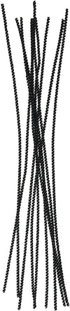 Chenille Stems 3mm 12" 25/Pkg-Black