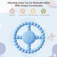 Vibrating Sensory Chew Toy, Teether Teething Toys for Babies6-12 8-18 Months, Sensory Toys for Kids with Autism&Toddler Travel Essential,1-2 Year Old