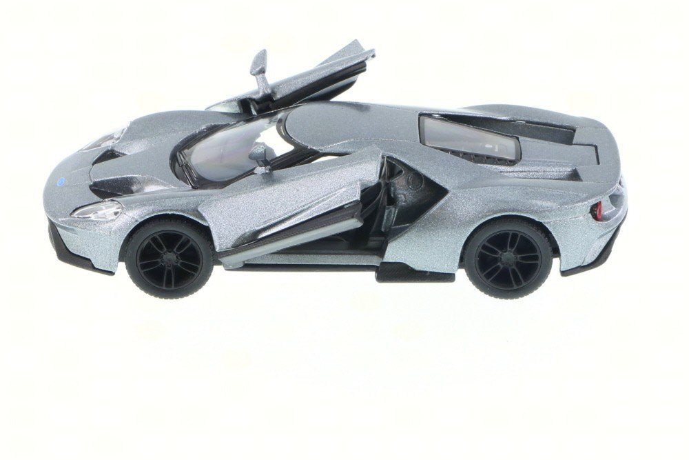 KiNSMART - 2017 Ford GT 1:38 Scale 5" Die Cast Model Toy Super Car (Silver)