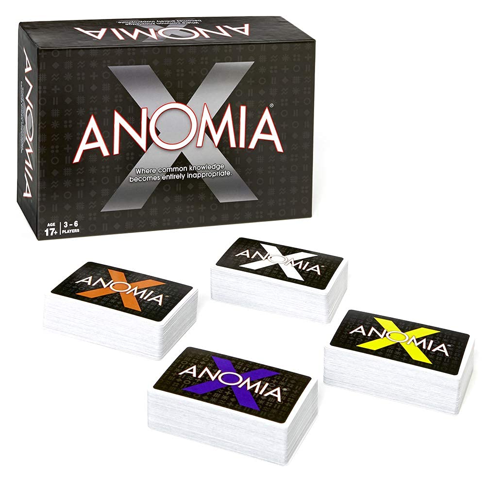 Anomia X Card Game - Anomia Press - Party Game for College Students & Adults - Award Winner - Where Common Knowledge Becomes Entirely Inappropriate!