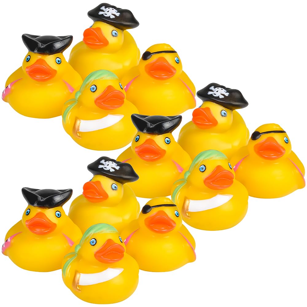 2" Pirate Rubber Duckies (1 Dozen)