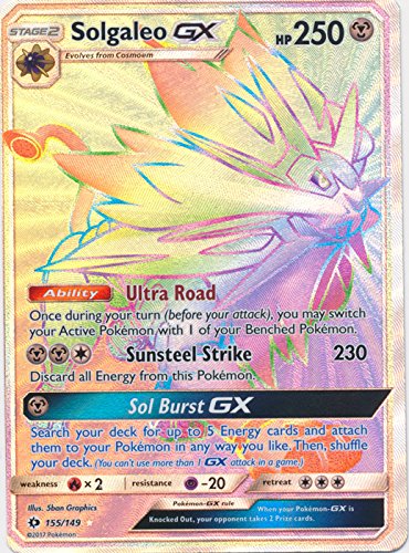 Pokemon - Solgaleo-GX - 155/149 - Secret Rare