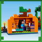 Lego Minecraft The Pumpkin Farm 21248 Building Toy, Hands-on Action in The Swamp Biome Featuring Steve, a Witch, Frog, Boat, Treasure Chest