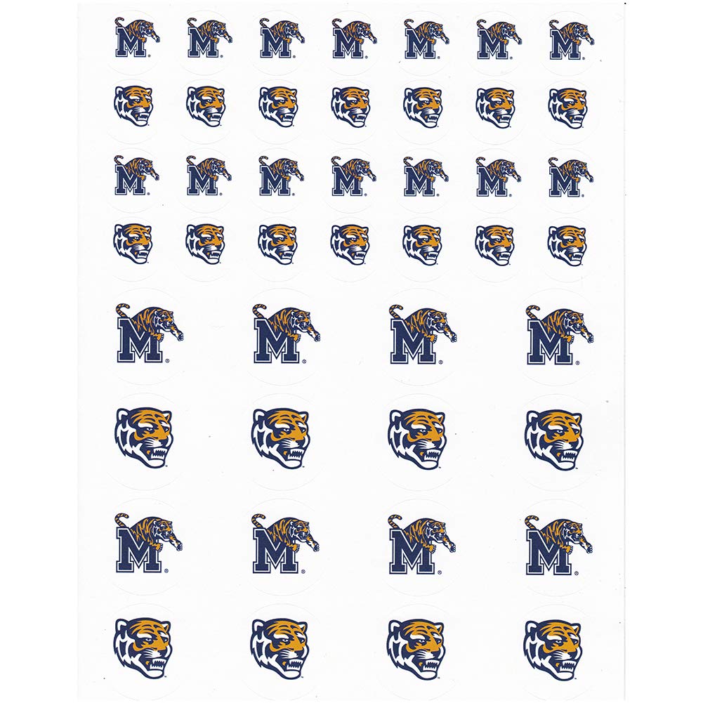 Memphis Tigers Small Sticker Sheet - 2 Sheets