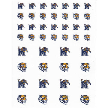 Memphis Tigers Small Sticker Sheet - 2 Sheets