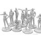 LA-1 Miniatures Expansion by Trick Or Treat | Ages 14+ | 9 Cyber-Noir Investigator Figures | 45mm Plastic Board Game Miniatures to Replace Standees or