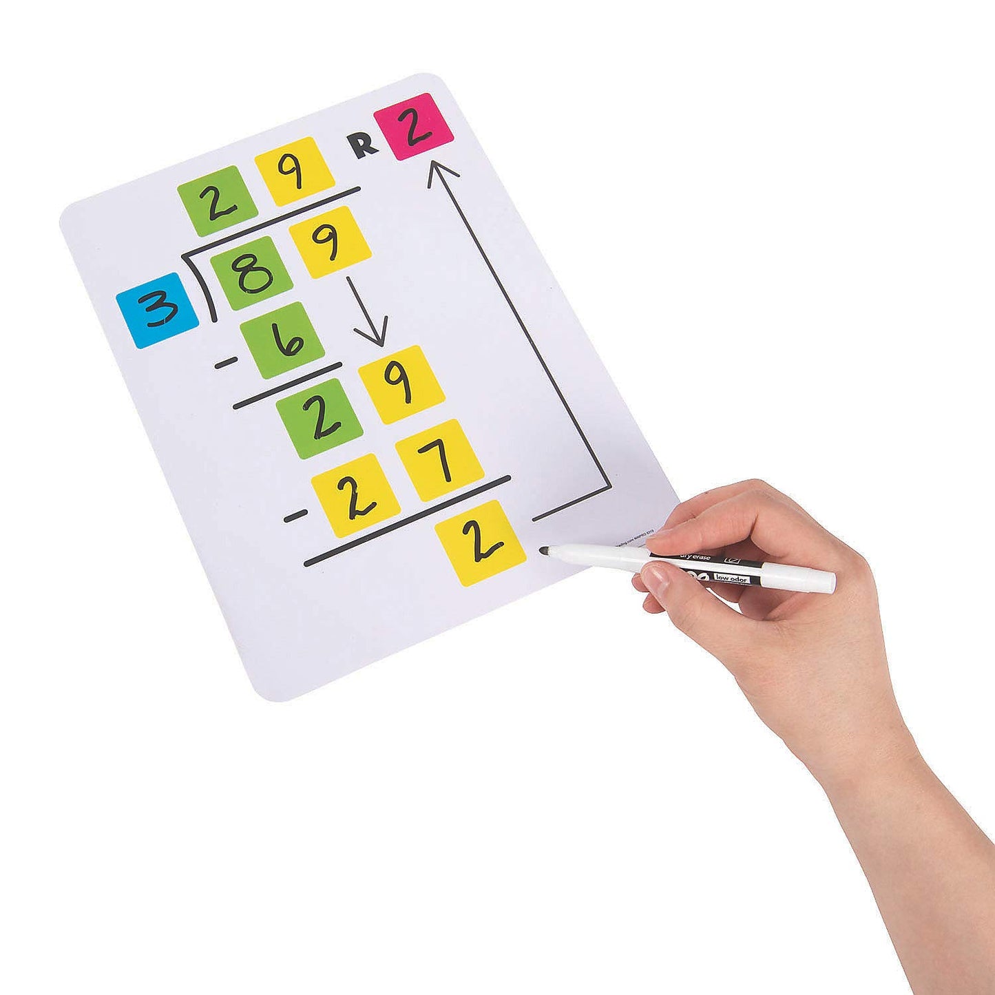 Division Dry Erase Boards - 10 Pieces - for Kids