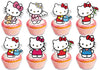 24pcs Children Cake Toppers Cupcake Toppers Cake Decorations,Children Birthday Party Supplies Decorations (4)
