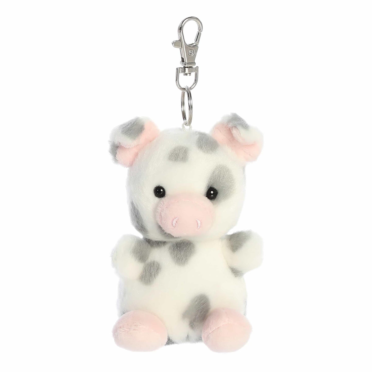 Aurora® Adorable Palm Pals™ Piggles Spotted Piglet™ Clip-On- Fun Collectible Plush for Kids and Adult Collectors - Perfect for Backpacks and Birthday