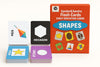 Shapes Flash Cards - Durable, Waterproof & Tear-Resistant Learning Cards for Toddlers & Preschool Kids - Double-Sided
