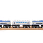 maxim enterprise, inc. Express Train Set, Bullet Train for Wooden Train Track, Train Set of 2 Engines & 1 Passenger Car, Compatible with Thomas