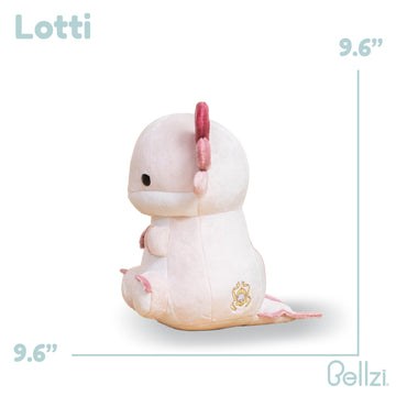 Bellzi Axolotl - Cute Stuffed Animal Plush Toy - Adorable Soft Axolotl Toy Plushies and Gifts - Perfect Present for All Ages - Lotti