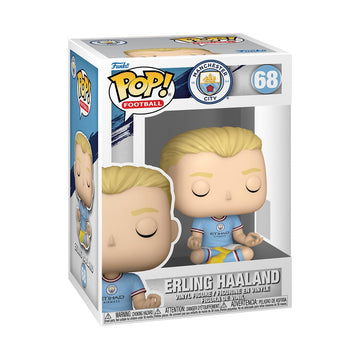 Funko Pop! Football: Manchester City - Erling Haaland - Manchester City FC 2025 - Collectable Vinyl Figure - Gift Idea - Official Merchandise - Toys