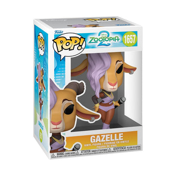 Funko Pop! Disney: Zootopia 2 - Gazelle - Collectable Vinyl Figure - Gift Idea - Official Merchandise - Toys for Kids & Adults - Disney Fans - Model