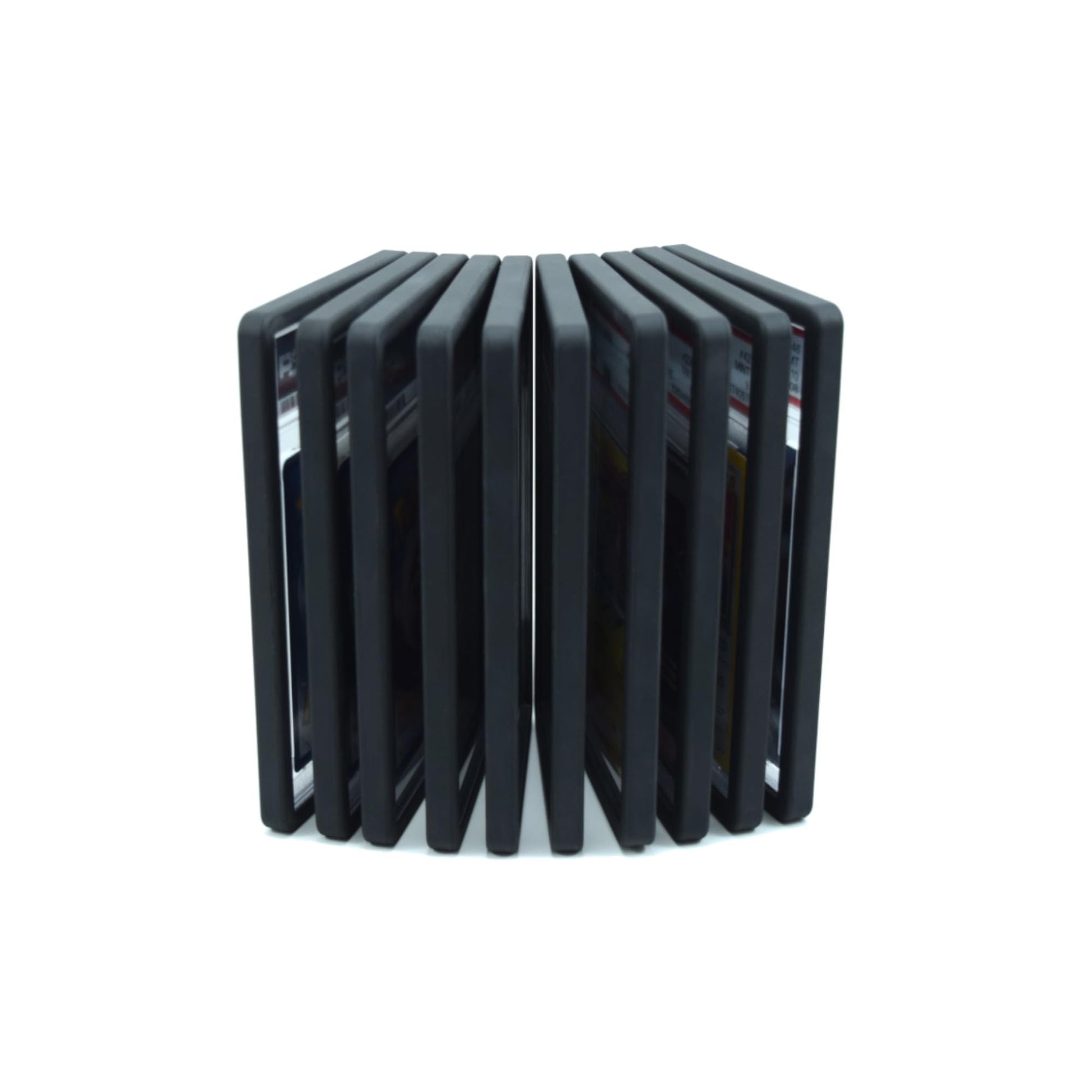 ProGuard Cards PSA Slab Bumper Guards 10PK (Black) for Standard Graded PSA Slabs | PSA Slab Protector - Strong TPU, Exact Fit Snap Tight Protection |