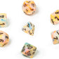 DND Dice Set-Chessex D&D Dice-16mm Festive Circus and Black Plastic Polyhedral Dice Set-Dungeons and Dragons Dice Includes 7 Dice - D4 D6 D8 D10 D12