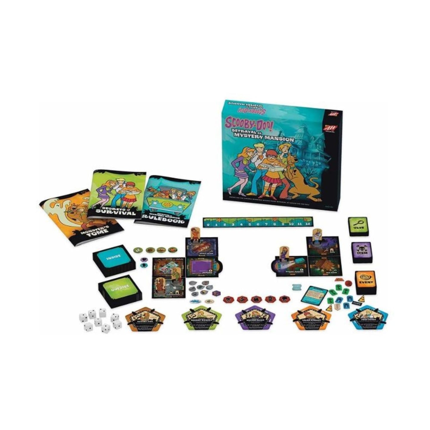 Hasbro Gaming Avalon Hill Scooby Doo in Betrayal at Mystery Mansion | Official Betrayal at House on The Hill Board Game | Ages 8+ Black