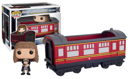 Funko POP Rides: Harry Potter - Hogwarts Express Train car with Hermione Granger Action Figure