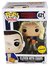 Funko POP! TV Stranger Things Eleven in Wig w/Eggos Chase Variant Vinyl Figure