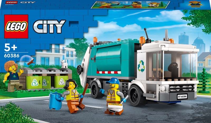 LEGO City Great Vehicles Recycling Car Building Kit with Toy Car, Educational Toys for Kids, Teach You Recycling by Play, Gift for Boys and Girls from