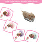 VOLOBE Silicone Piglet, 5 Inches Soft Mini Realistic Piglet with Sleeping Pad Accessories for Kids Boy Girl Birthday (Dora)