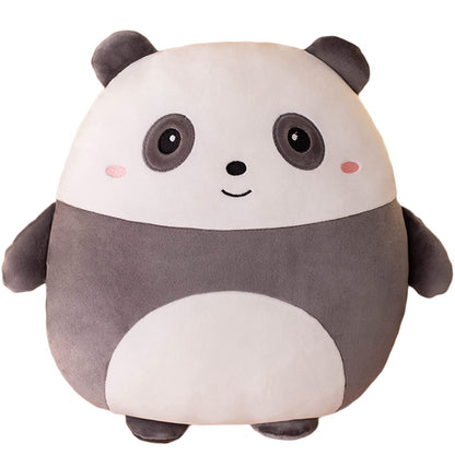 Grafingy Cute Panda Plush Pillow, 8 inch Panda Stuffed Animal Toy Kawaii Plushies Hugging Pillow Gifts for Room Decor Kids Birthday Valentine