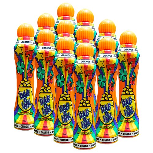 Dab-O-Ink One Dozen 4oz Orange Bingo Dauber