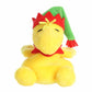 Aurora® Festive Peanuts® Elf Woodstock Palm Pals™ Stuffed Animal - Officially Licensed Toys for All Snoopy Fans - Perfect for Holiday Decorations or